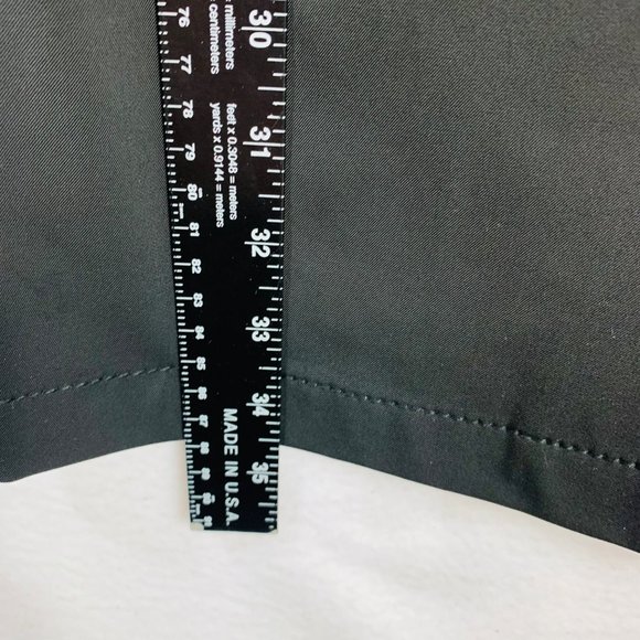 L8 Womens Raincoat Black Trench Size S Mid Length Slicker Spring Water Resistant - Picture 15 of 16